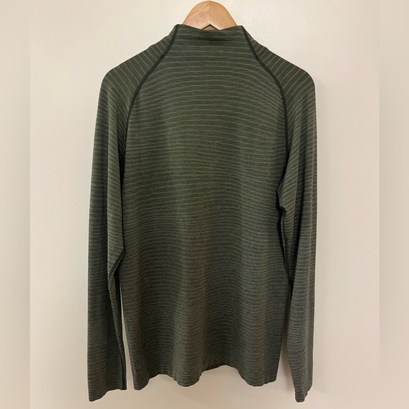 Lululemon Mens Metal Vent Tech 1/2 Zip 2.0 Wave Fade Rosemary Green/Spruce L - Picture 13 of 15